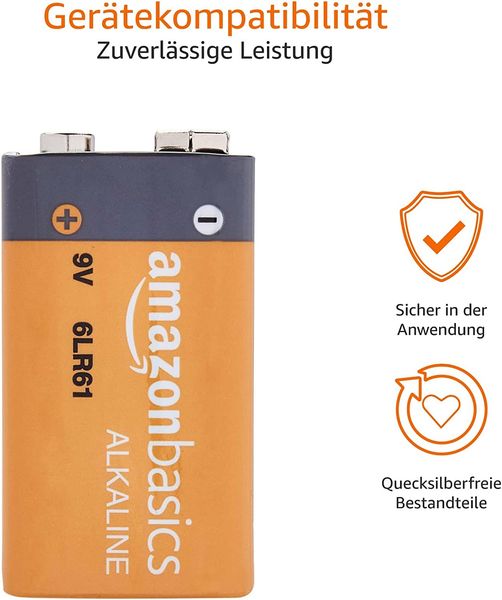 Bateria alkaliczna Amazon 9V (6F22) 4 szt. zdjęcie 5