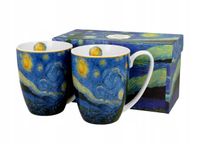 Zestaw Porcelanowych Kubków na Prezent Ozdobne Pudełko 2x350ml Van Gogh