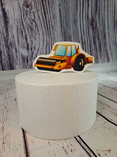 Walec drogowy na tort topper toper budowa na Arena.pl