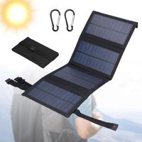 PANEL SOLARNY 20W 5V MATA SKŁADANA TURYSTYCZNA ŁADOWARKA SŁONECZNA USB