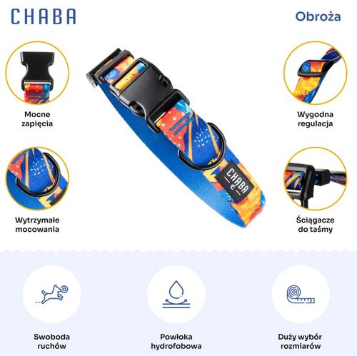 CHABA Obroża regulowana Story III M Aussie na Arena.pl