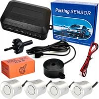 4 CZUJNIKI PARKOWANIA COFANIA BUZZER PRZÓD TYŁ