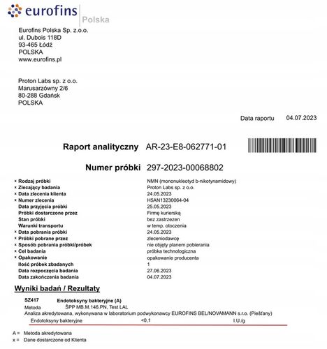 PROTON LABS NMN 15 g czysty proszek 100% mononukleotyd PRZEBADANY 100% pure na Arena.pl