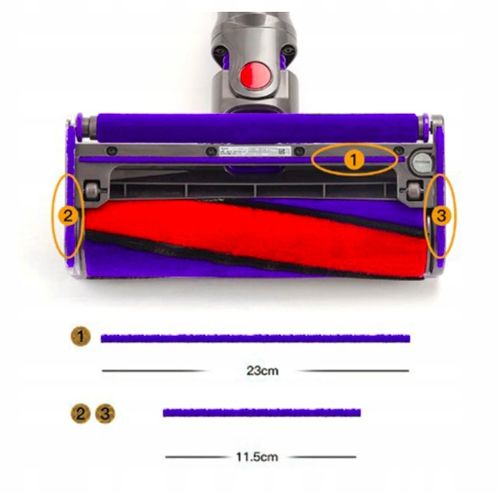 Zestaw wymiennych pasków Miękkie włosie do Dyson V7 V8 V10 V11 BISANTI na Arena.pl