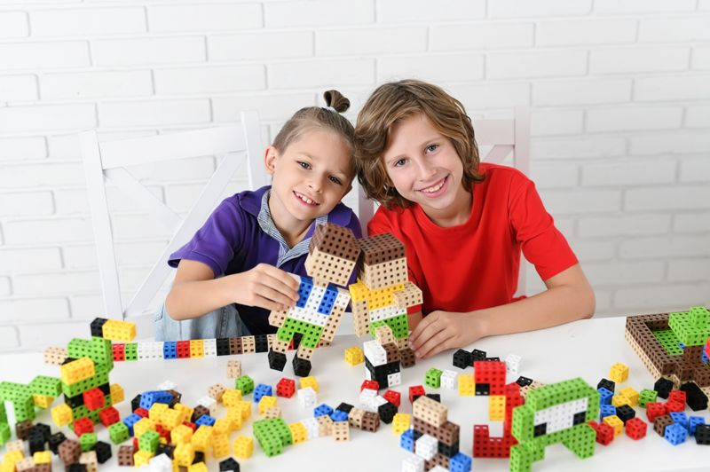 klocki konstrukcyjne Cube 50 szt. zdjęcie 7