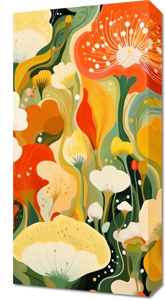 Obraz 30x60cm Kwiatowy Raj zdjęcie 1
