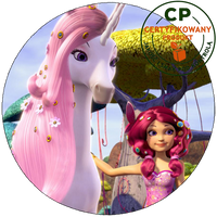 Opłatek na tort Mia i Ja