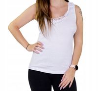 PODKOSZULKA DAMSKA NA RAMIĄCZKA biała XXL (3szt)