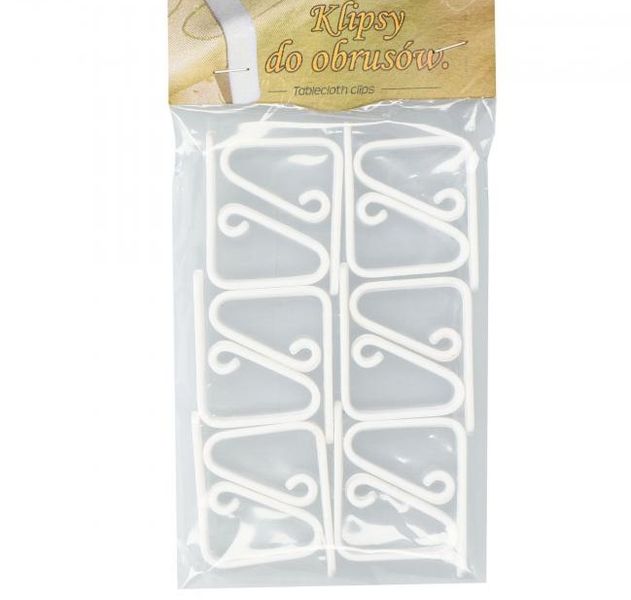 Klipsy do obrusów 12szt. zdjęcie 1