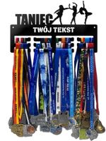 Wieszak na medale TANIEC twoje imię dowolny tekst 137.3