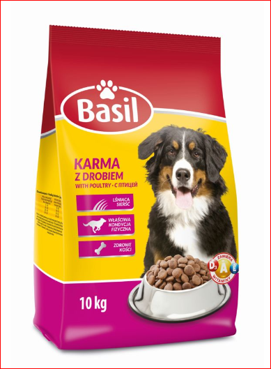 BASIL KARMA SUCHA 10kg DLA PSA DROBIOWA zdjęcie 1