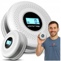 Czujnik czadu i dymu detektor tlenku węgla JKD 512COM certyfikowany