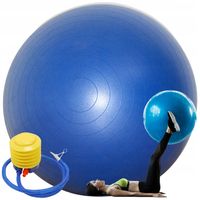 PIŁKA SPORTOWA FITNESS GYM BALL 65CM Z POMPKĄ