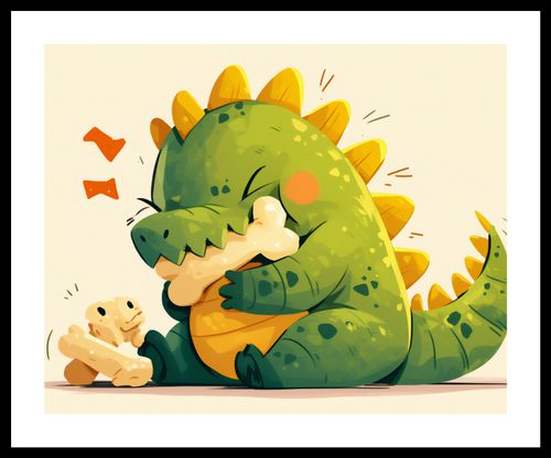 Plakat 50x40cm Uroczy Dinozaur na Arena.pl