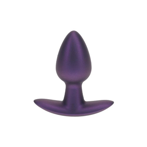 smooth silicone anal plug - small - 2.6 / 6,5 cm - metallic purple na Arena.pl