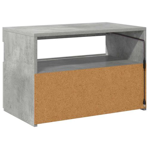 Szafka pod TV z oświetleniem LED, szarość betonu, 60x35x40 cm na Arena.pl