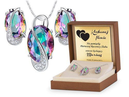 KOMPLET SWAROVSKI ELEMENTS GRAWER PREZENT VA124 na Arena.pl