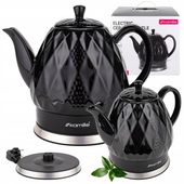 CZAJNIK ELEKTRYCZNY CERAMICZNY BEZPRZEWODOWY KAMILLE 1200 W 1,5 L