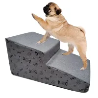 SCHODY dla psa POCHYLNIA 2 STOPNIE 30 cm rampa podest STABILNE