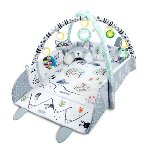 MATA EDUKACYJNA DLA NIEMOWLĄT INTERAKTYWNA RICOKIDS DUŻA SZARA + GRATIS na Arena.pl