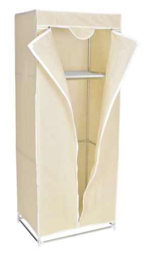 Szafa tekstylna z półką Fela - beż na Arena.pl