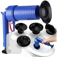 Przepychacz wc udrażniacz rur zlewu pistolet do przepychania toalet kret