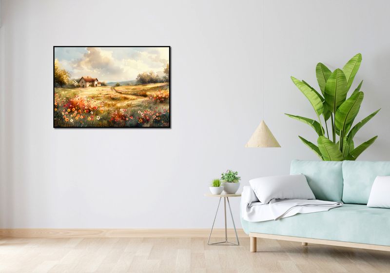 Plakat 100x70cm Sielski Domek zdjęcie 4
