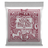 Struny do gitary klasycznej Ernie Ball 2409 Złote Przeźroczyste kulka 28-42