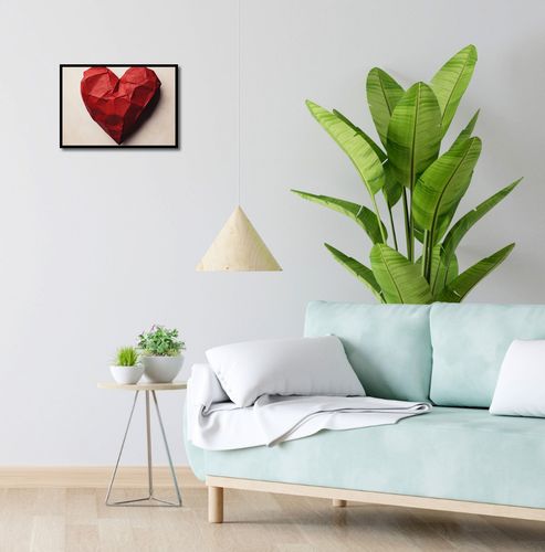 Plakat 42x29,7cm Kreślone Serce na Arena.pl