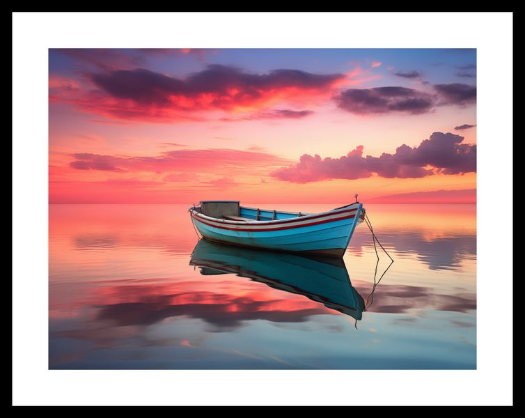 Plakat 40x30cm Spokój przed Połowem zdjęcie 3