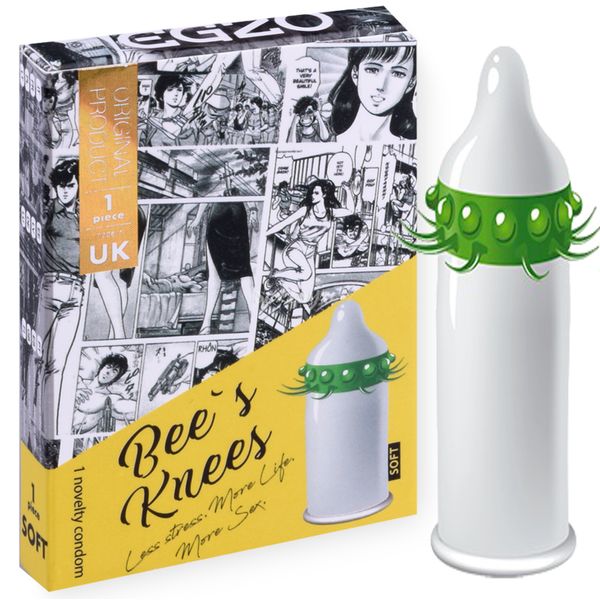 Prezerwatywy z Wypustkami EGZO Bee's Knee's zdjęcie 1