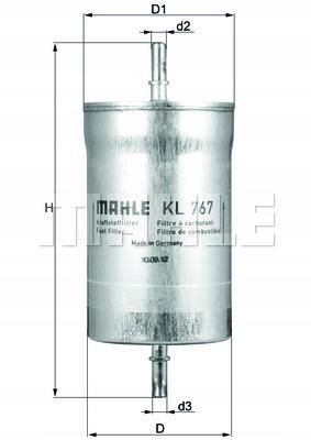 KNECHT FILTR PALIWA KL767 KL 767 na Arena.pl
