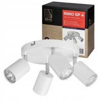 Lampa Sufitowa Okrągła Oprawa Halogenowa 4x GU10