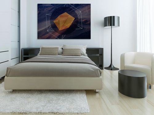 40001 Obraz na płótnie BRYŁA 3D GEOMETRYCZNY NOWOCZESNY na Arena.pl