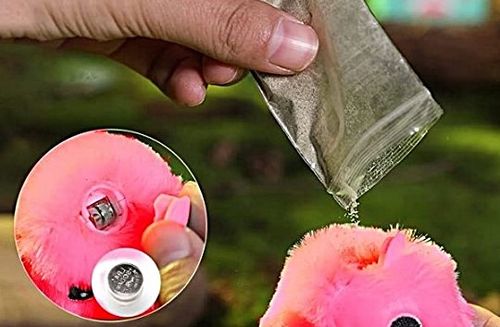 Piłka piłeczka interaktywna dla kota pluszowa różowa R17 zabawka Ćwierka na Arena.pl