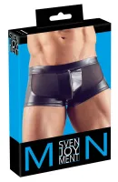 svenjoyment bokserki męskie powernet z siateczką i zamkiem, czarne s