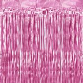 Kurtyna imprezowa różowa 100x250 cm