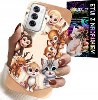 ETUI DO OPPO RENO12 PRO 5G - PLECKI DLA DZIECI W ZWIERZĘTA LEŚNE CASE