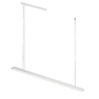 Minimalistyczna lampa wisząca Hiate 1851 LED 24W 4000K do kuchni biała