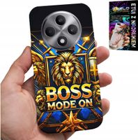 ETUI DO OPPO RENO12 F / 12FS 5G - BOSS LEW Z KORONĄ NA TARCZY CASE + FOLIA