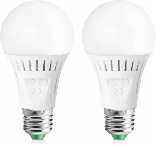 Zestaw 2 żarówek LED z czujnikiem ruchu E27 7W Elrigs zdjęcie 1