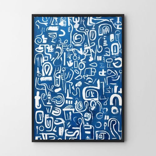 Plakat niebieskie obrazy 30x40 cm na Arena.pl