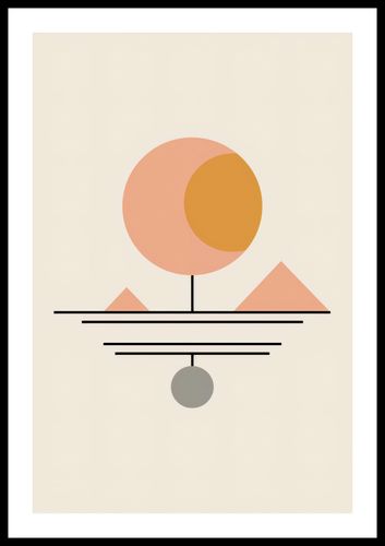 Plakat 40x60cm Geometryczna Utopia na Arena.pl