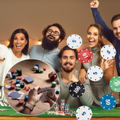 Poker Zestaw Do Gry W Pokera Texas W Walizce 500 Szt. Żetonów Karty