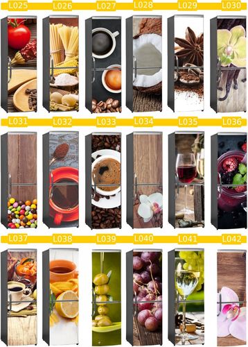 NAKLEJKA na wymiar NAKLEJKI NA LODÓWKĘ kuchenne na Arena.pl