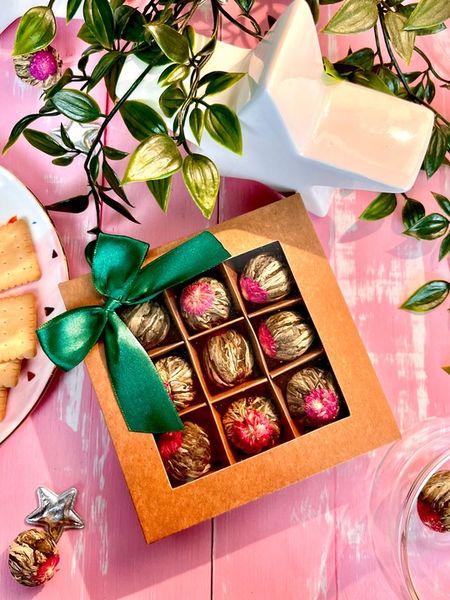 Herbata Kwitnąca Lichi Ball 1 kg - HURT - kulka kwiat rozkwitająca zdjęcie 3