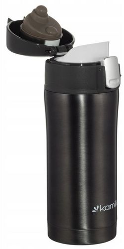 KUBEK TERMICZNY STALOWY TERMOS BIDON Z USTNIKIEM na Arena.pl