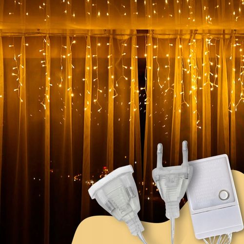 GIRLANDA LED ŚWIĄTECZNA 5M 150 LAMPEK KURTYNA DO DOMU WNĘTRZA NA ZEWNĄTRZ na Arena.pl