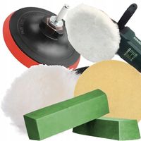 KOMPLETNY ZESTAW DO POLEROWANIA METALI NA LUSTRO PASTA PADY WEŁNIANY + FILC
