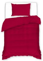 Pościel Hotelowa 140X200 Cristal Czerwona 3016